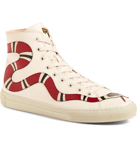 gucci snakehi tops sneakers|Gucci snake high top sneakers.